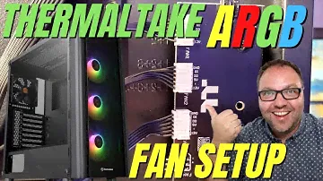Как подключить вентиляторы корпуса Thermaltake V250 ARGB