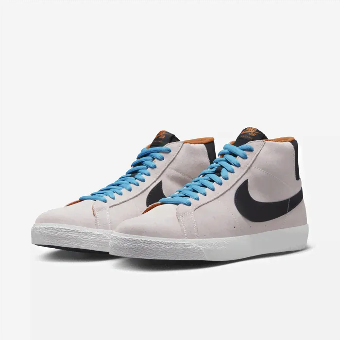 Кеды высокие мужские Nike SB Zoom Blazer Mid Electric, серый-4