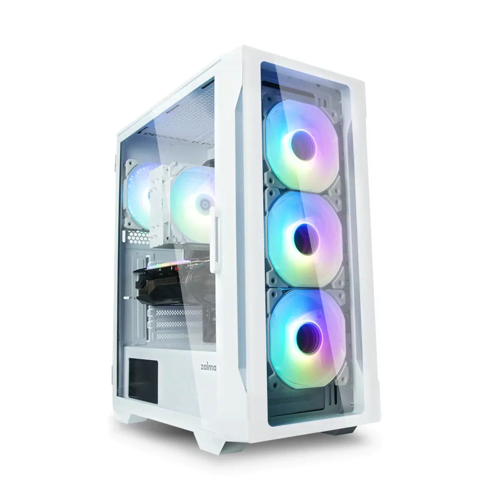 Корпус Neo TG Mid Tower RGB 4XВЕНТИЛЯТОР, белый-0