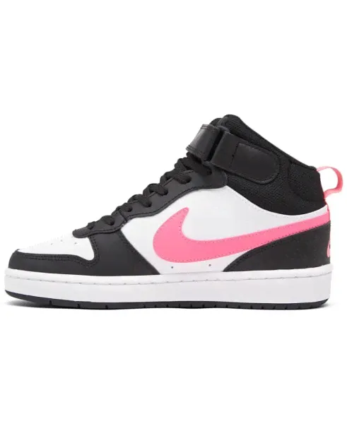 Кеды Nike детские Court Borough Mid 2 для повседневной носки от Finish Line.-0