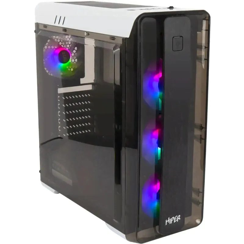Компьютерный корпус Mid-Tower HIPER Gaming M11 FRGB-WT