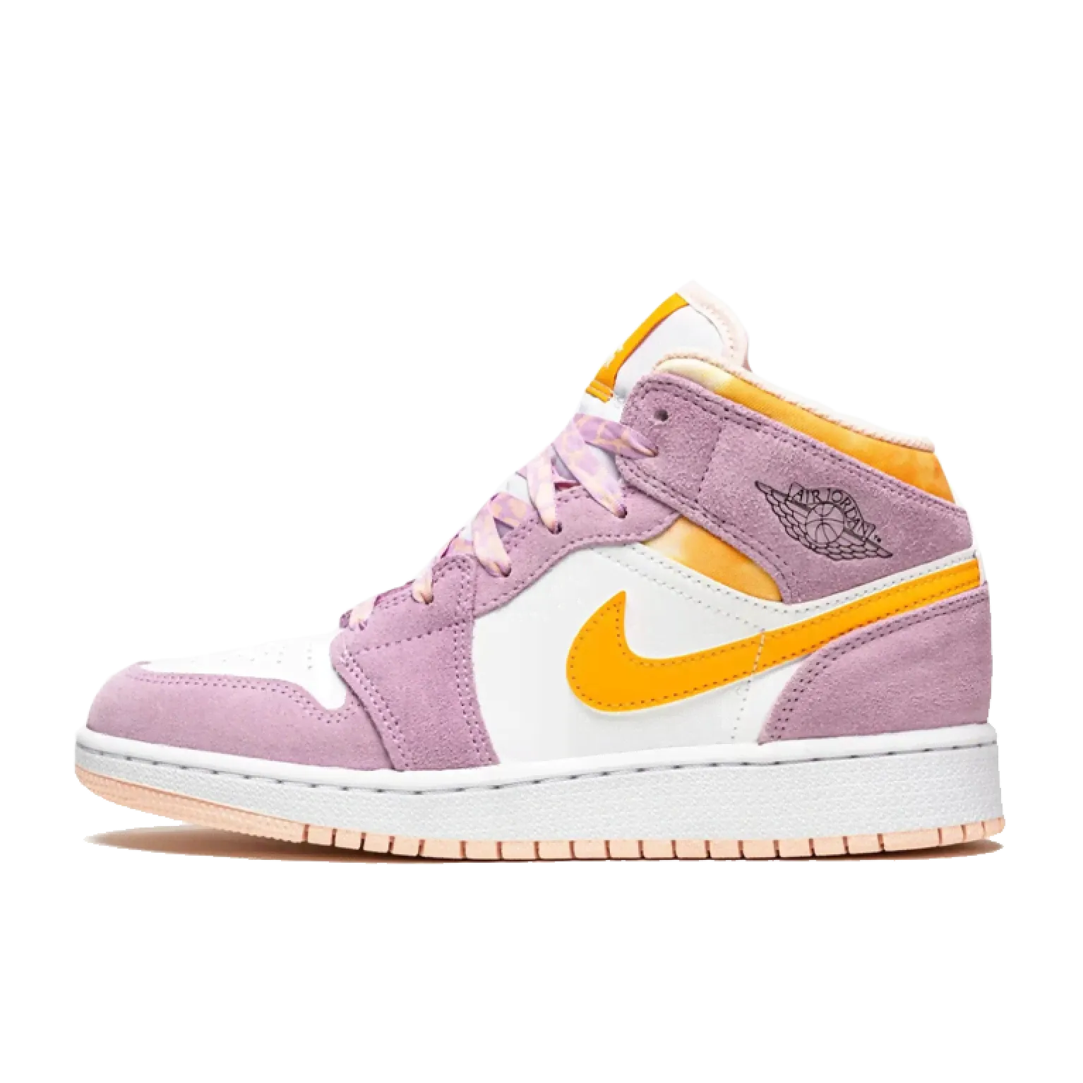 Кроссовки Air Jordan 1 Mid SE Arctic Pink (GS)-0