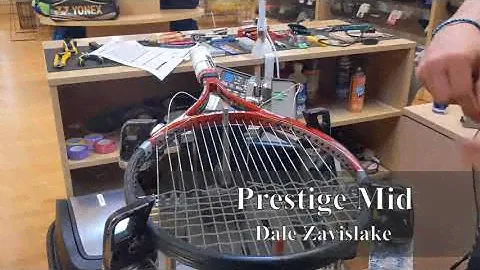 Time Lapse: How to String a Head Prestige Mid Tennis Racquet (Dale Zavislake)