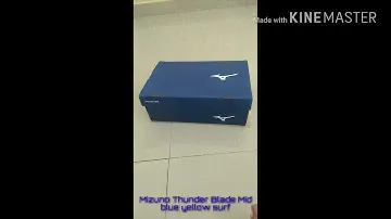 Mizuno Thunder Blade Mid (unboxing)