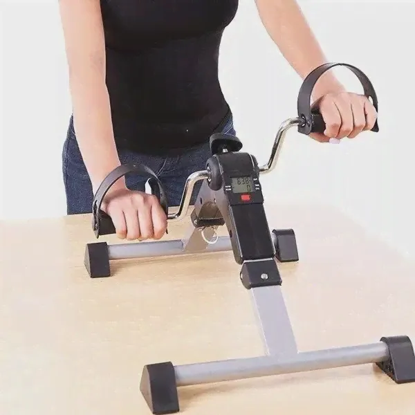🛍 Портативный складной велотренажер URM-Bike-Mid с электронным дисплеем-0