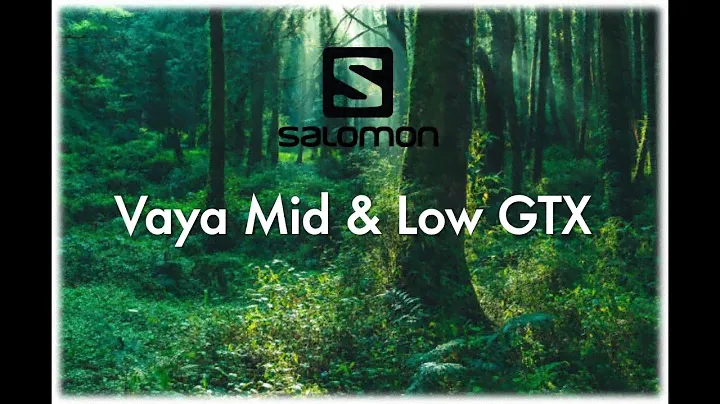 Salomon Vaya Mid и Low GTX