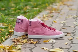 Зимние Кроссовки Nike Blazer Mid цвет Розовый