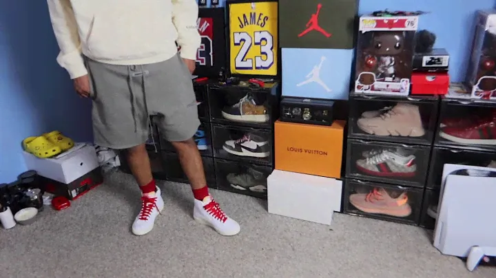 Nike blazer 77 popcorn on feet