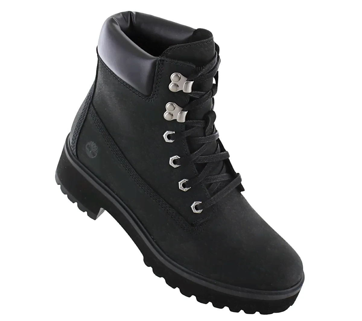 Timberland Carnaby Cool Mid Boot - Женские ботинки кожаные черные TB0A5NYY-015 ORIGINAL-2