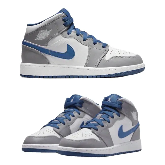 Nike x Jordan Brand Air Jordan 1 Mid True Blue / DQ8423-014