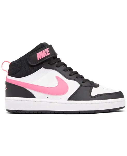 Кеды Nike детские Court Borough Mid 2 для повседневной носки от Finish Line.-4
