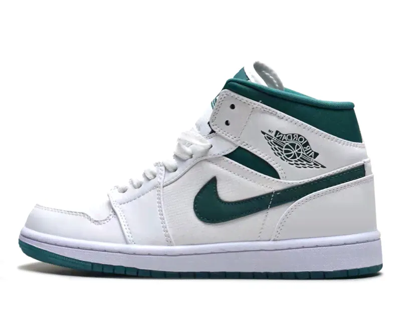 Air Jordan 1 Mid 'Mystic Green'-0
