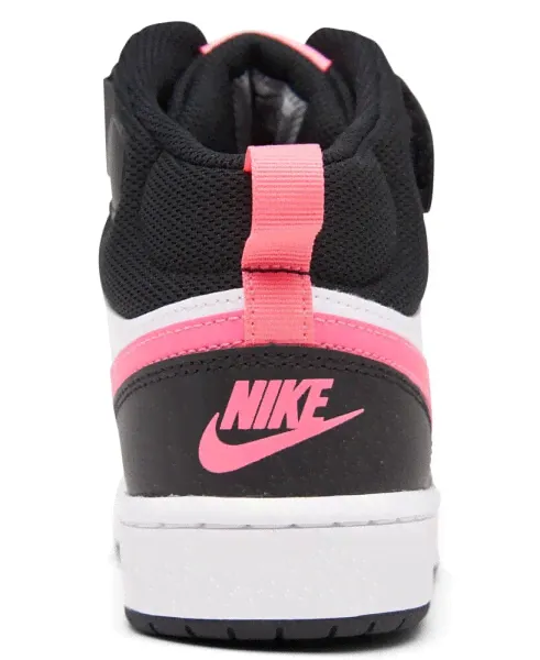 Кеды Nike детские Court Borough Mid 2 для повседневной носки от Finish Line.-2