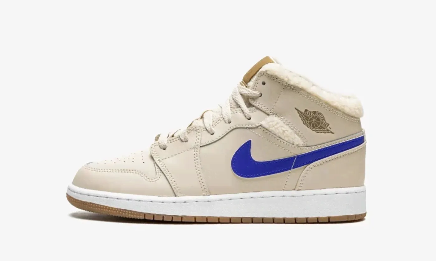 Air Jordan 1 Mid Utl GS "Fleece"-0
