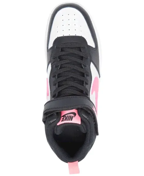 Кеды Nike детские Court Borough Mid 2 для повседневной носки от Finish Line.-1