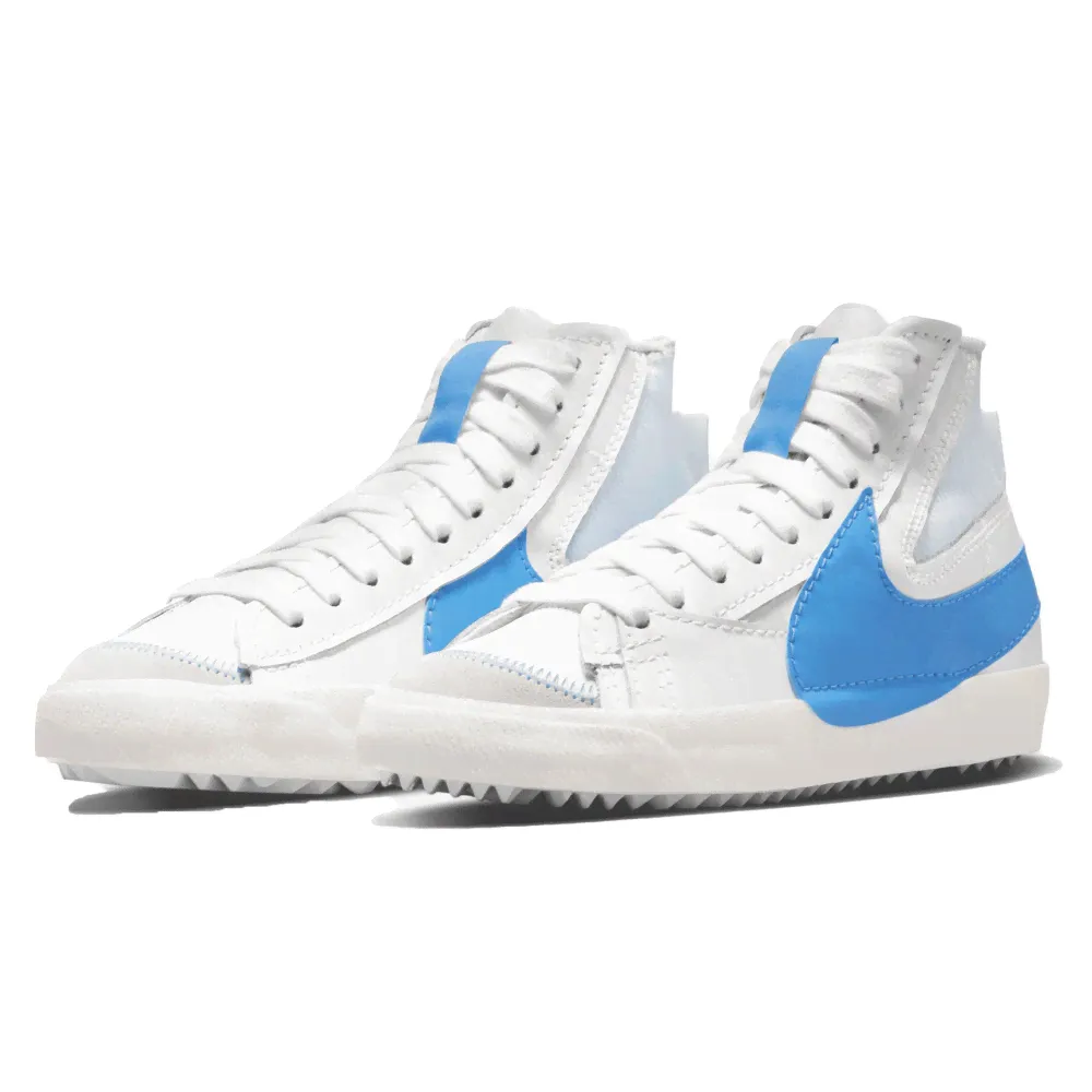Nike Blazer Mid 77 Jumbo White Blue (Белые)-1