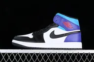 Air Jordan 1 Mid Teal Purple