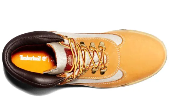 Timberland Field Boot Mid Lace Up Waterproof Wheat-3
