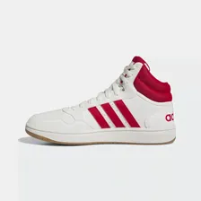 Hoops 3.0 Mid Lifestyle Баскетбольные классические винтажные кроссовки белого цвета