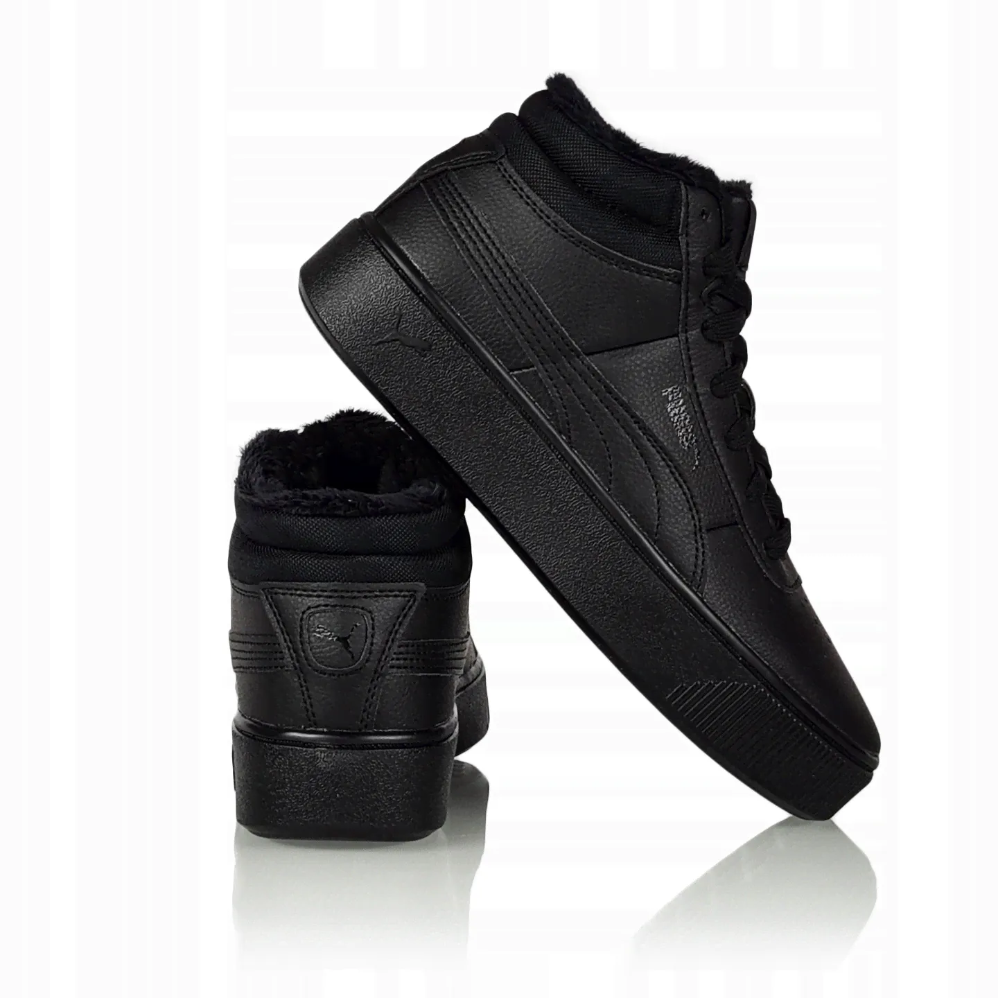Ботинки PUMA VIKKY STACKED MID WTR зимние черные