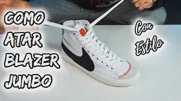 ⚠️COMO ATAR NIKE BLAZER JUMBO / 2024 / How to LACE NIKE BLAZER JUMBO (La GUIA DEFINITIVA🔥)