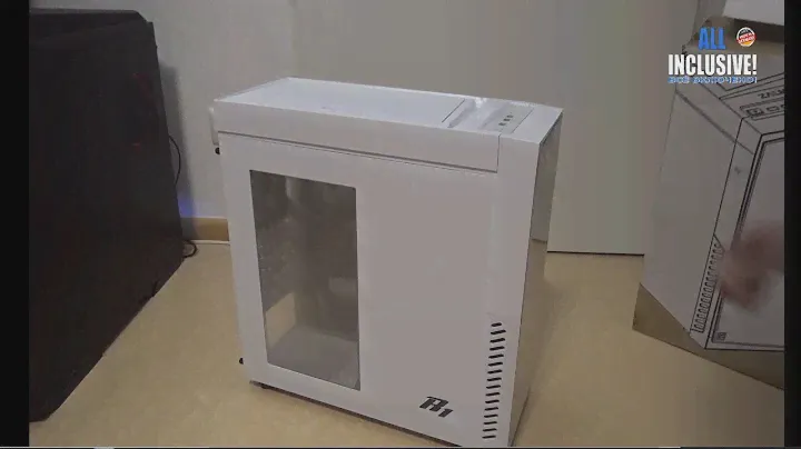 Распаковка корпуса для ПК ZALMAN R1 WHITE
