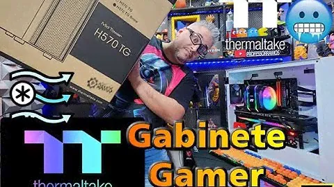 🥶 Este Gabinete Gamer da THERMALTAKE é muito FRIO !!! Review Thermaltake H570 TG ARGB