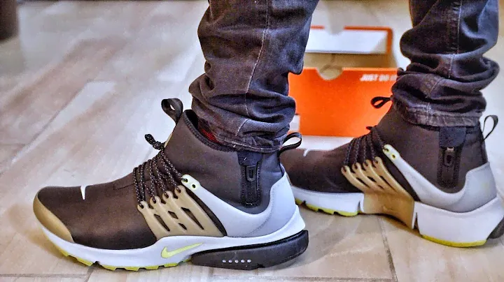 Nike Outlet Find: Nike Air Presto Mid Utility Black Yellow Streak Unboxing and Review