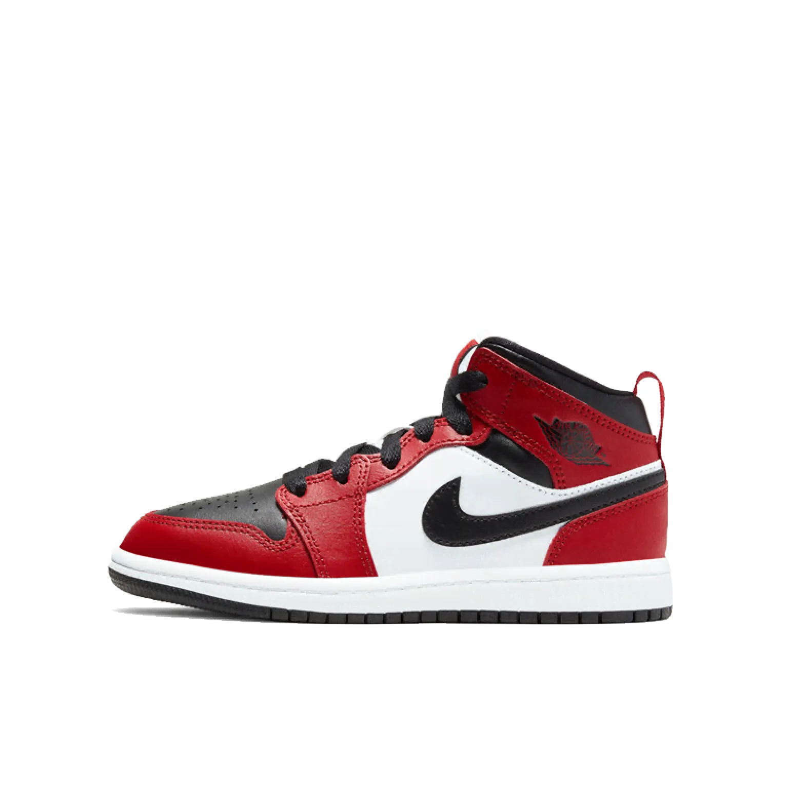 Кроссовки Air Jordan 1 Mid Chicago Toe (PS) (Kids)